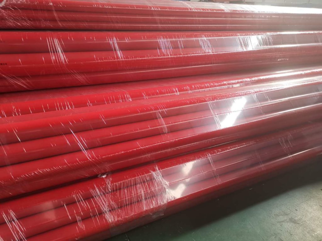 医院消防管道工程DN100-DN150消防涂塑钢管